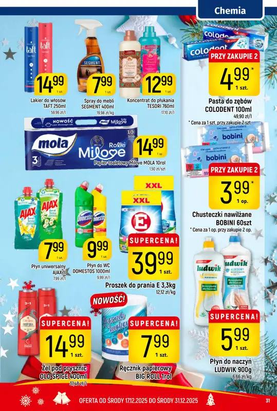 Delikatesy Piotruś Pan - gazetka promocyjna Gazetka od środy 17.12 do środy 31.12 - strona 31