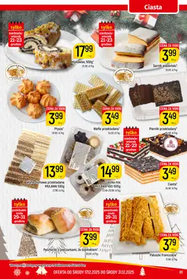 Delikatesy Piotruś Pan - gazetka promocyjna Gazetka od środy 17.12 do środy 31.12 - strona 23