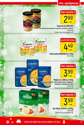 Delikatesy Piotruś Pan - gazetka promocyjna Gazetka od środy 17.12 do środy 31.12 - strona 15