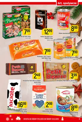 Delikatesy Piotruś Pan - gazetka promocyjna Gazetka od środy 17.12 do środy 31.12 - strona 21