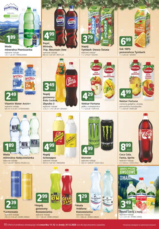 Marketvita - gazetka promocyjna Gazetka od środy 17.12 do środy 31.12 - strona 10