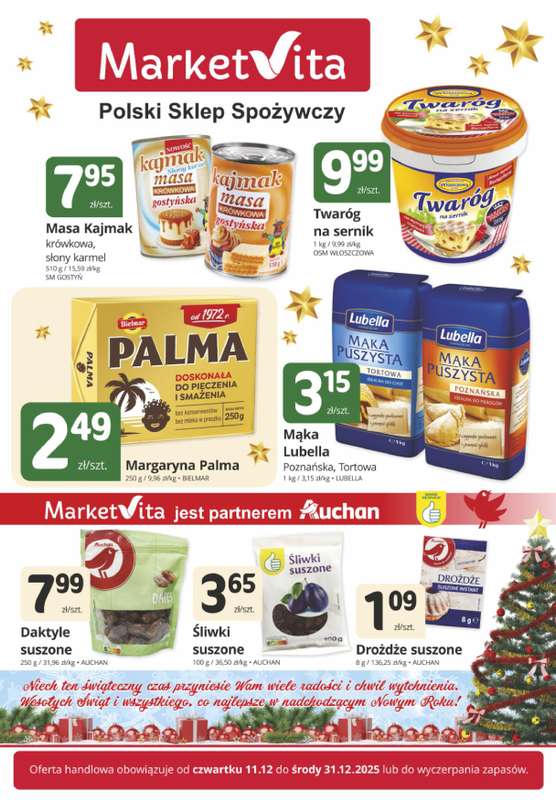 Marketvita - gazetka promocyjna Gazetka od środy 17.12 do środy 31.12