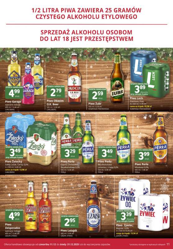 Marketvita - gazetka promocyjna Gazetka od środy 17.12 do środy 31.12 - strona 11