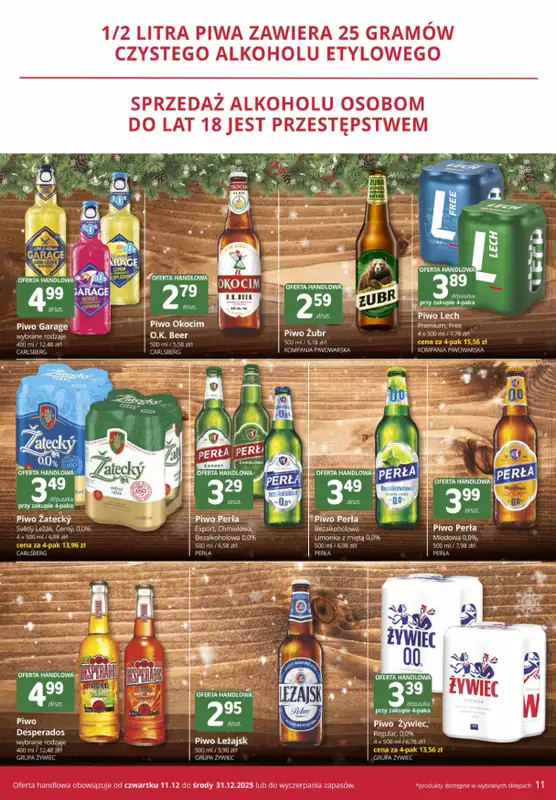 Marketvita - gazetka promocyjna Gazetka od środy 17.12 do środy 31.12 - strona 11