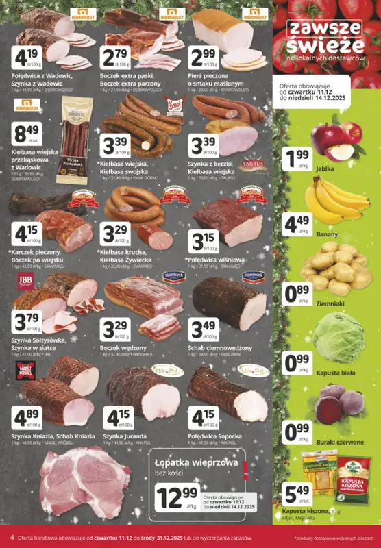 Marketvita - gazetka promocyjna Gazetka od środy 17.12 do środy 31.12 - strona 4
