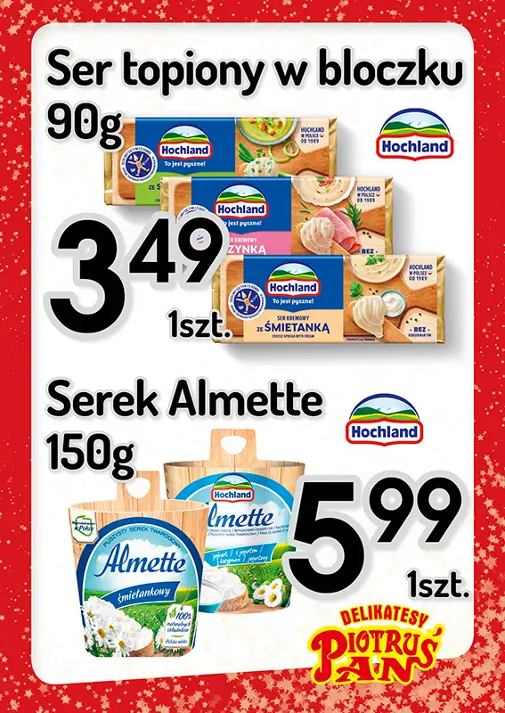 Delikatesy Piotruś Pan - gazetka promocyjna Plakaty promocyjne od środy 17.12 do poniedziałku 29.12 - strona 3