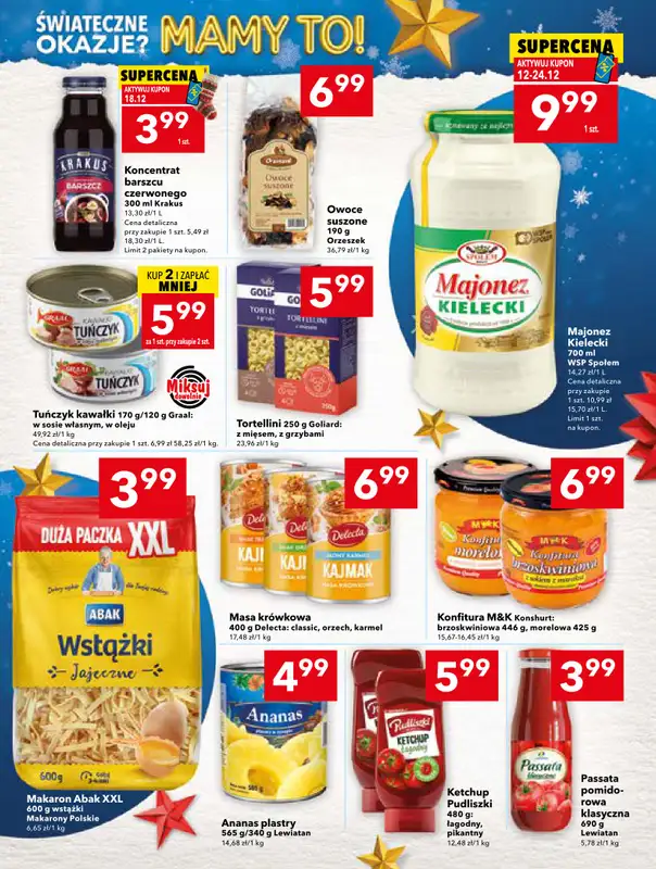 LEWIATAN - gazetka promocyjna Mamy TO w Lewiatanie – woj. świętokrzyskie od środy 17.12 do środy 24.12 - strona 9