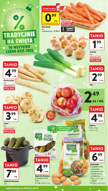 Intermarche - gazetka promocyjna Gazetka od czwartku 18.12 do wtorku 23.12 - strona 34