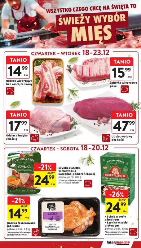 Intermarche - gazetka promocyjna Gazetka od czwartku 18.12 do wtorku 23.12 - strona 35