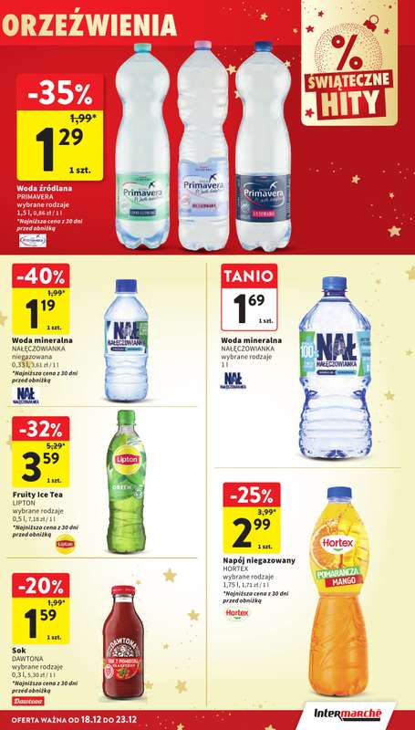 Intermarche - gazetka promocyjna Gazetka od czwartku 18.12 do wtorku 23.12 - strona 49