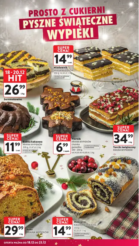 Intermarche - gazetka promocyjna Gazetka od czwartku 18.12 do wtorku 23.12 - strona 28