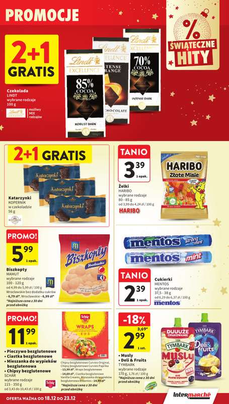 Intermarche - gazetka promocyjna Gazetka od czwartku 18.12 do wtorku 23.12 - strona 45