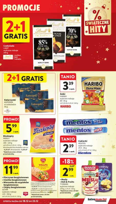 Intermarche - gazetka promocyjna Gazetka od czwartku 18.12 do wtorku 23.12 - strona 45