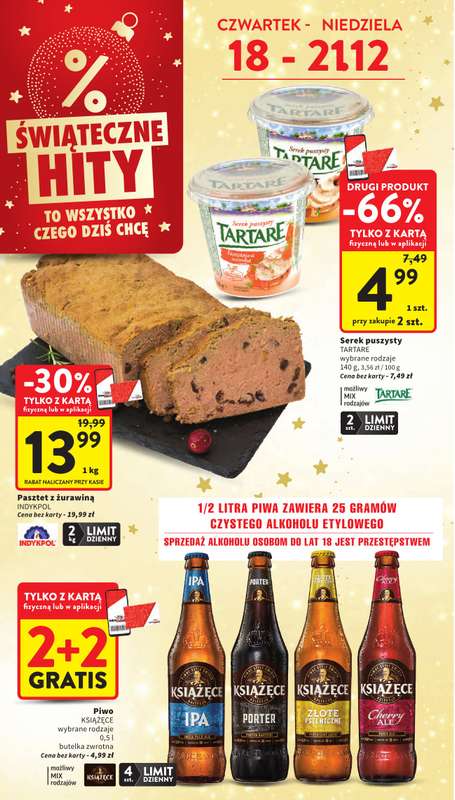 Intermarche - gazetka promocyjna Gazetka od czwartku 18.12 do wtorku 23.12 - strona 5