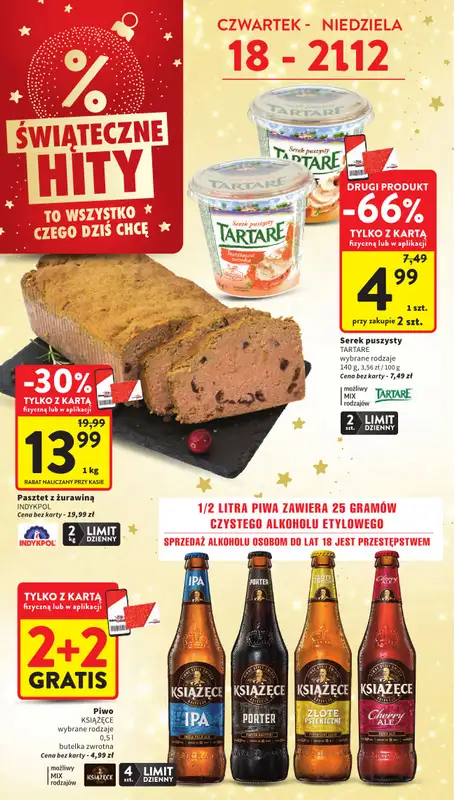 Intermarche - gazetka promocyjna Gazetka od czwartku 18.12 do wtorku 23.12 - strona 5