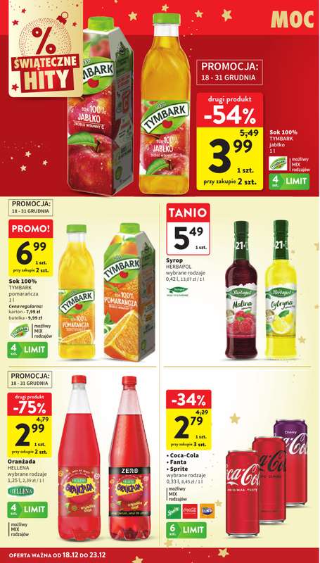 Intermarche - gazetka promocyjna Gazetka od czwartku 18.12 do wtorku 23.12 - strona 48