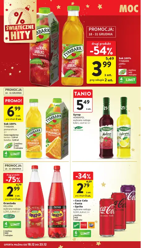 Intermarche - gazetka promocyjna Gazetka od czwartku 18.12 do wtorku 23.12 - strona 48