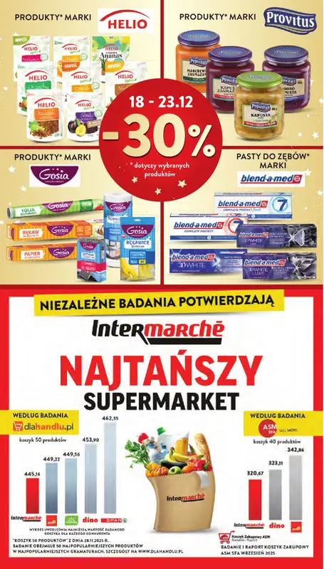 Intermarche - gazetka promocyjna Gazetka od czwartku 18.12 do wtorku 23.12 - strona 30
