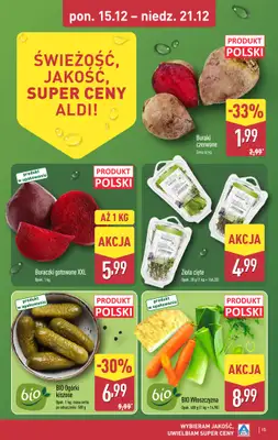 Aldi - gazetka promocyjna Weekend super cen w Aldi! od czwartku 18.12 do niedzieli 21.12 - strona 15
