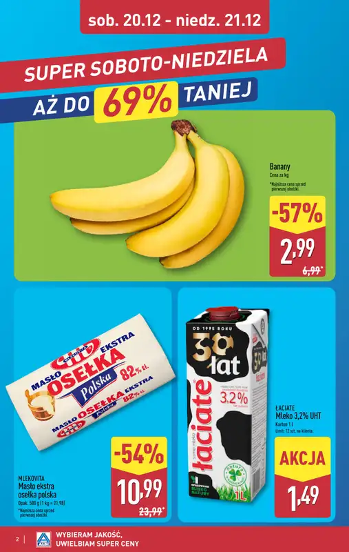 Aldi - gazetka promocyjna Weekend super cen w Aldi! od czwartku 18.12 do niedzieli 21.12 - strona 2