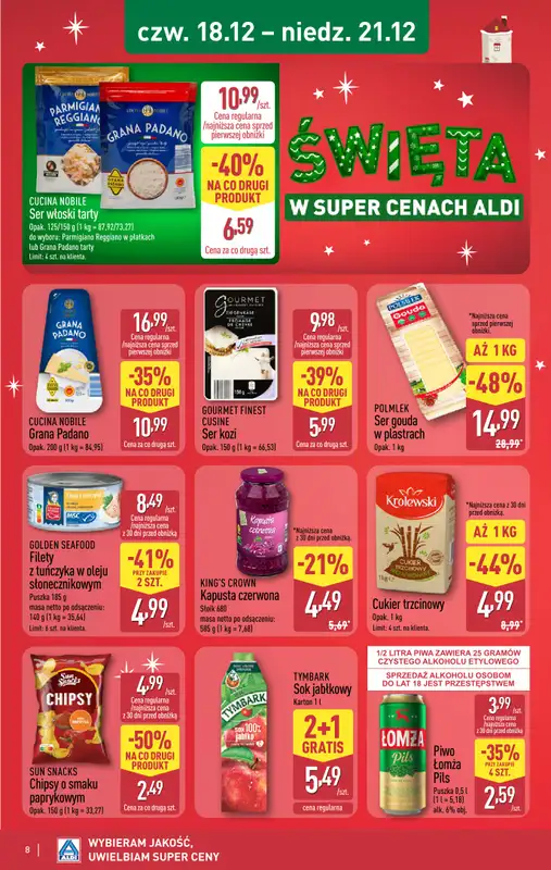 Aldi - gazetka promocyjna Weekend super cen w Aldi! od czwartku 18.12 do niedzieli 21.12 - strona 8