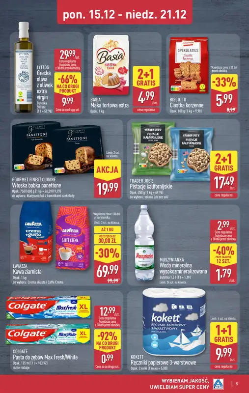 Aldi - gazetka promocyjna Weekend super cen w Aldi! od czwartku 18.12 do niedzieli 21.12 - strona 5