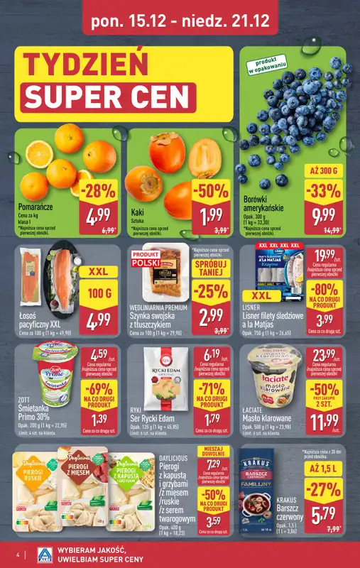 Aldi - gazetka promocyjna Weekend super cen w Aldi! od czwartku 18.12 do niedzieli 21.12 - strona 4