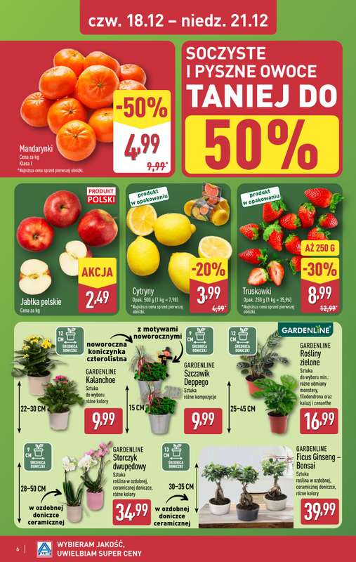 Aldi - gazetka promocyjna Weekend super cen w Aldi! od czwartku 18.12 do niedzieli 21.12 - strona 6