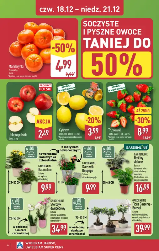 Aldi - gazetka promocyjna Weekend super cen w Aldi! od czwartku 18.12 do niedzieli 21.12 - strona 6