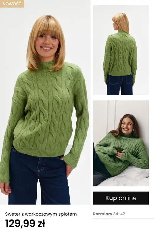 Top Secret - gazetka promocyjna Ciepłe swetry na zimne dni od środy 17.12 do poniedziałku 29.12 - strona 14