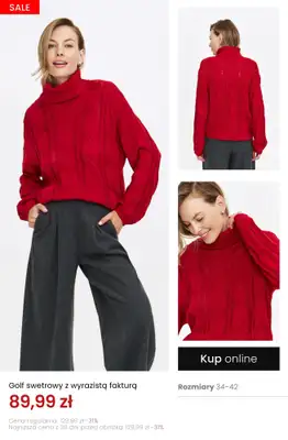 Top Secret - gazetka promocyjna Ciepłe swetry na zimne dni od środy 17.12 do poniedziałku 29.12 - strona 13