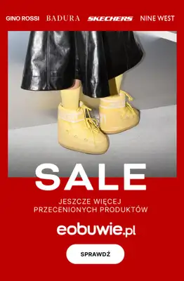eobuwie.pl - gazetka promocyjna SALE - jeszcze więcej produktów! od środy 17.12 do piątku 02.01
