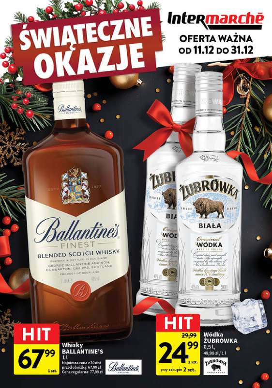 Intermarche - gazetka promocyjna Katalog alkoholi od poniedziałku 15.12 do środy 31.12