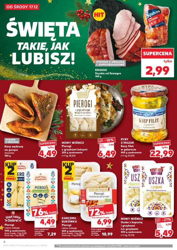 Kaufland - gazetka promocyjna Oferta Kaufland od środy 17.12 do wtorku 23.12 - strona 6