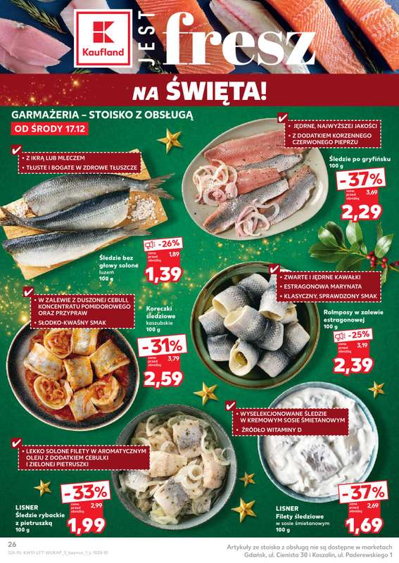 Kaufland - gazetka promocyjna Oferta Kaufland od środy 17.12 do wtorku 23.12 - strona 26
