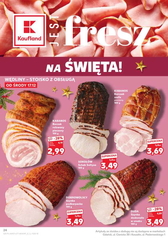 Kaufland - gazetka promocyjna Oferta Kaufland od środy 17.12 do wtorku 23.12 - strona 24