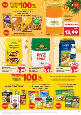 Kaufland - gazetka promocyjna Oferta Kaufland od środy 17.12 do wtorku 23.12 - strona 41