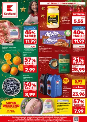 Kaufland - gazetka promocyjna Oferta Kaufland od środy 17.12 do wtorku 23.12