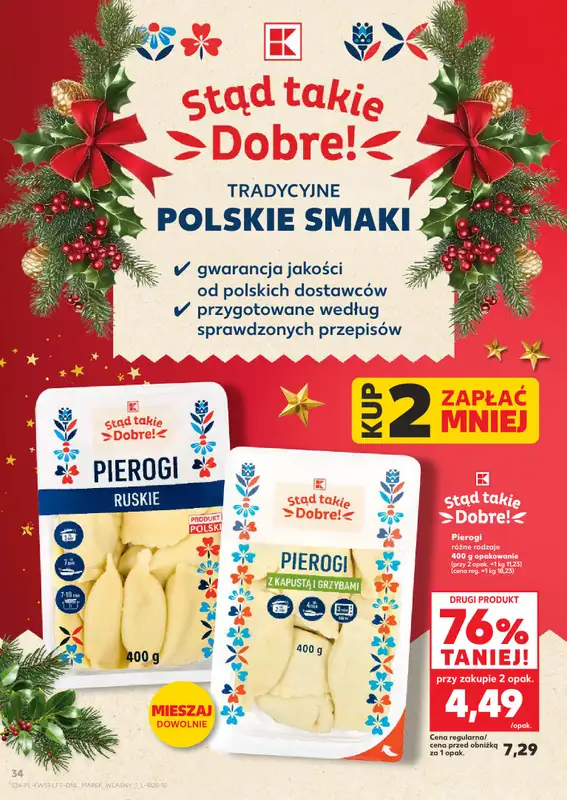Kaufland - gazetka promocyjna Oferta Kaufland od środy 17.12 do wtorku 23.12 - strona 34