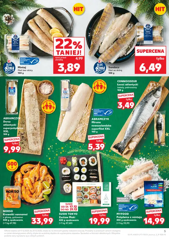 Kaufland - gazetka promocyjna Oferta Kaufland od środy 17.12 do wtorku 23.12 - strona 5