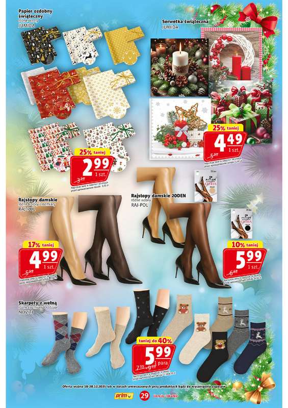 Prim Market - gazetka promocyjna Gazetka od czwartku 18.12 do niedzieli 28.12 - strona 29