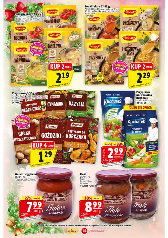 Prim Market - gazetka promocyjna Gazetka od czwartku 18.12 do niedzieli 28.12 - strona 14