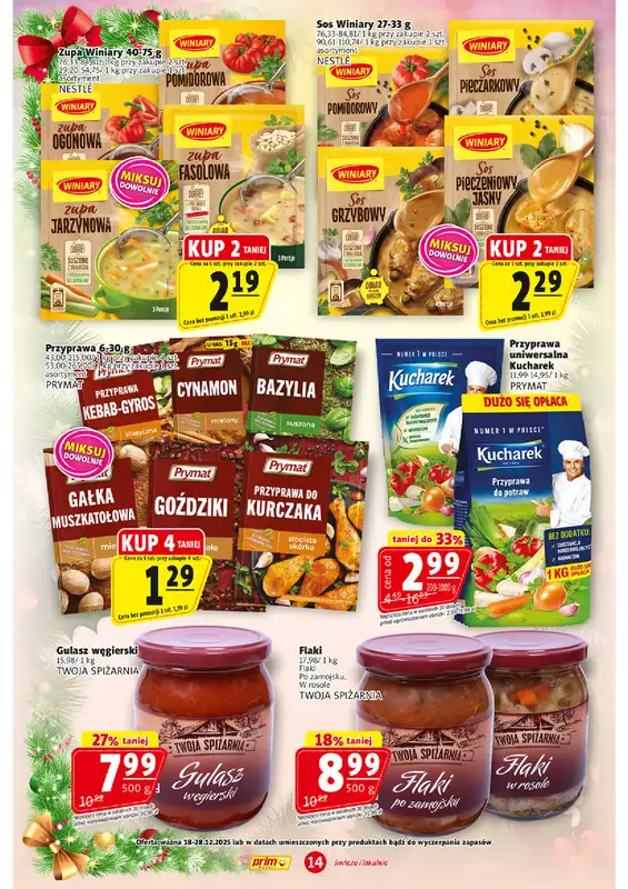 Prim Market - gazetka promocyjna Gazetka od czwartku 18.12 do niedzieli 28.12 - strona 14