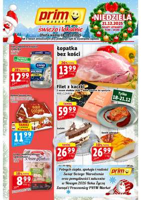 Prim Market - gazetka promocyjna Gazetka od czwartku 18.12 do niedzieli 28.12