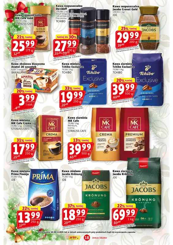 Prim Market - gazetka promocyjna Gazetka od czwartku 18.12 do niedzieli 28.12 - strona 18
