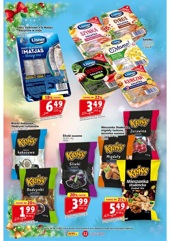 Prim Market - gazetka promocyjna Gazetka od czwartku 18.12 do niedzieli 28.12 - strona 12