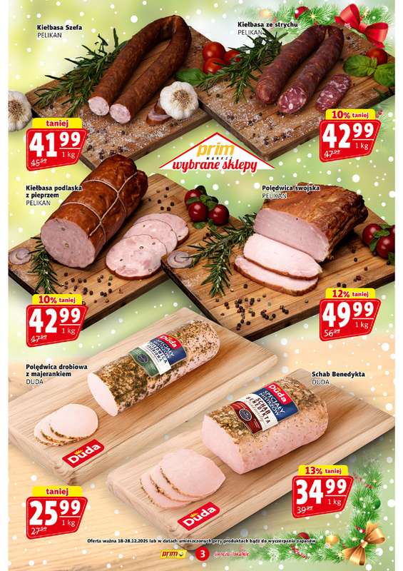 Prim Market - gazetka promocyjna Gazetka od czwartku 18.12 do niedzieli 28.12 - strona 3