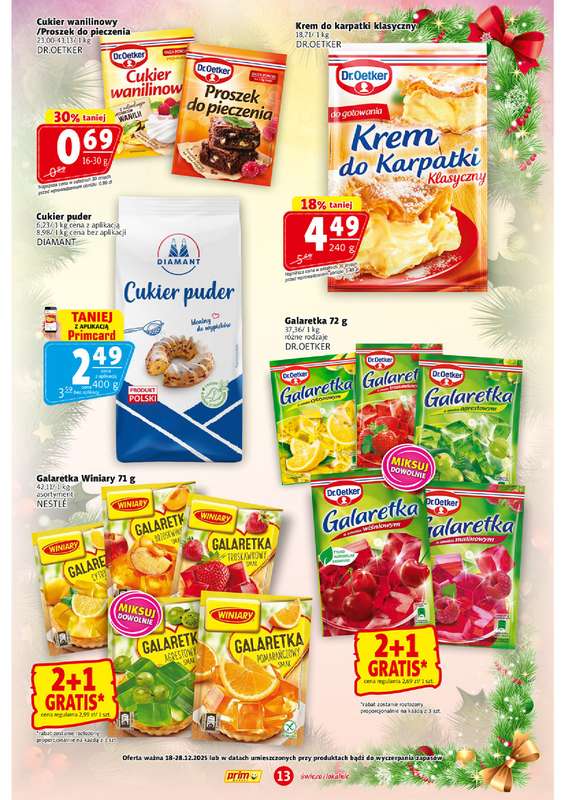 Prim Market - gazetka promocyjna Gazetka od czwartku 18.12 do niedzieli 28.12 - strona 13