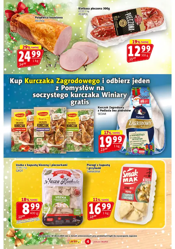 Prim Market - gazetka promocyjna Gazetka od czwartku 18.12 do niedzieli 28.12 - strona 4