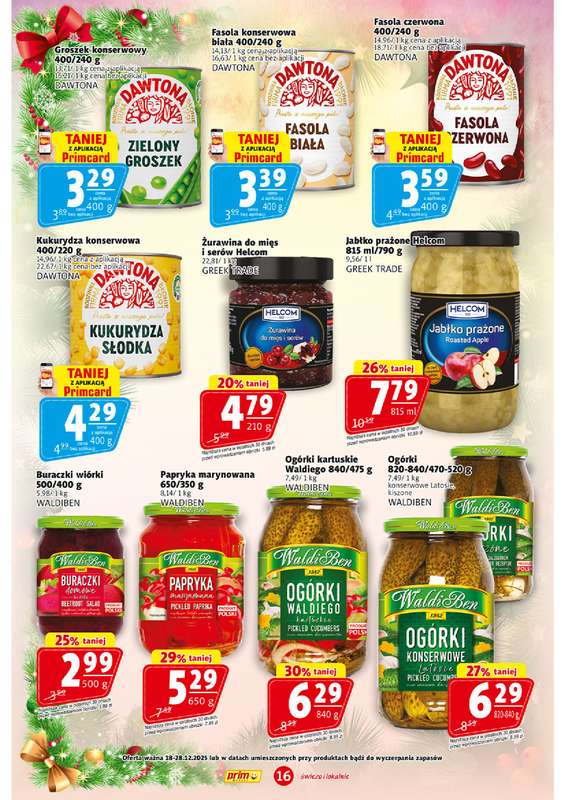Prim Market - gazetka promocyjna Gazetka od czwartku 18.12 do niedzieli 28.12 - strona 16